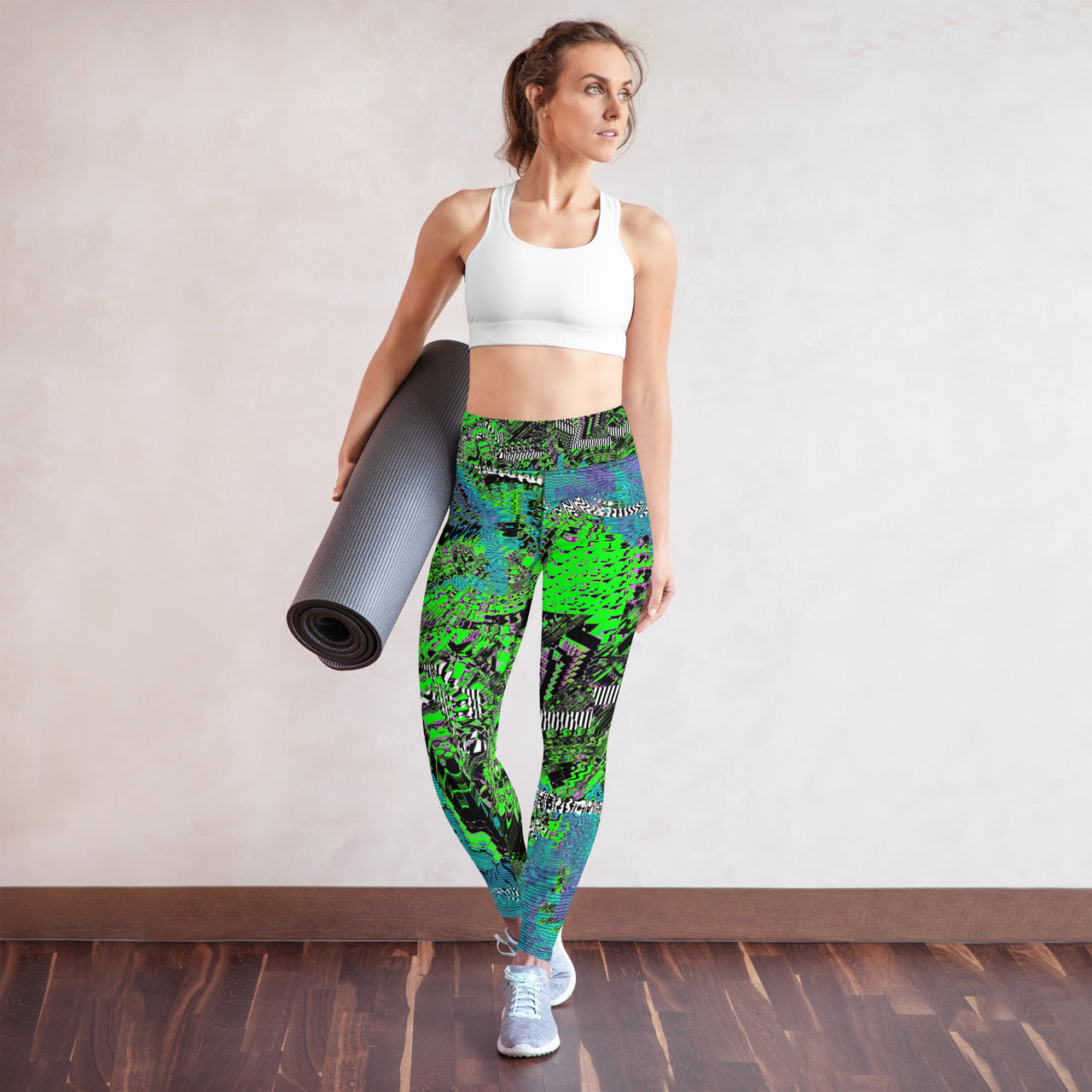 Psychedelic Visionary Art Futuristic Rave Leggings