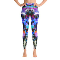 Thumbnail for Psychedelic Visionary Art Futuristic Rave Leggings