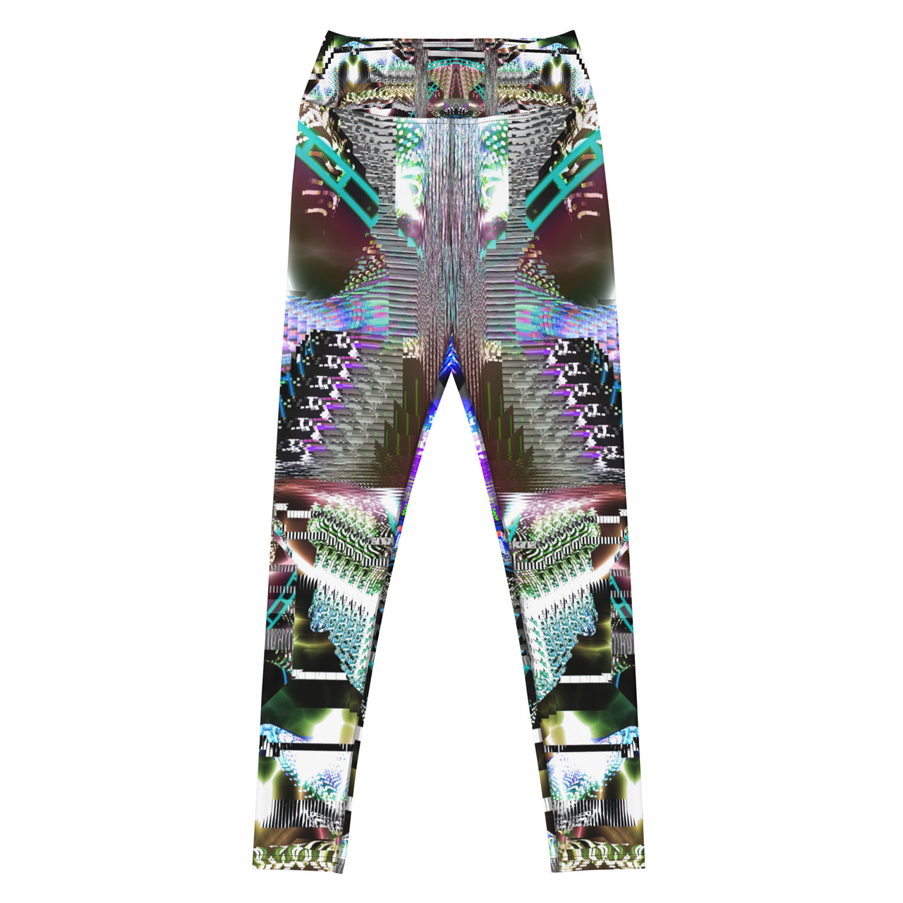 Psychedelic Visionary Art Futuristic Rave Leggings