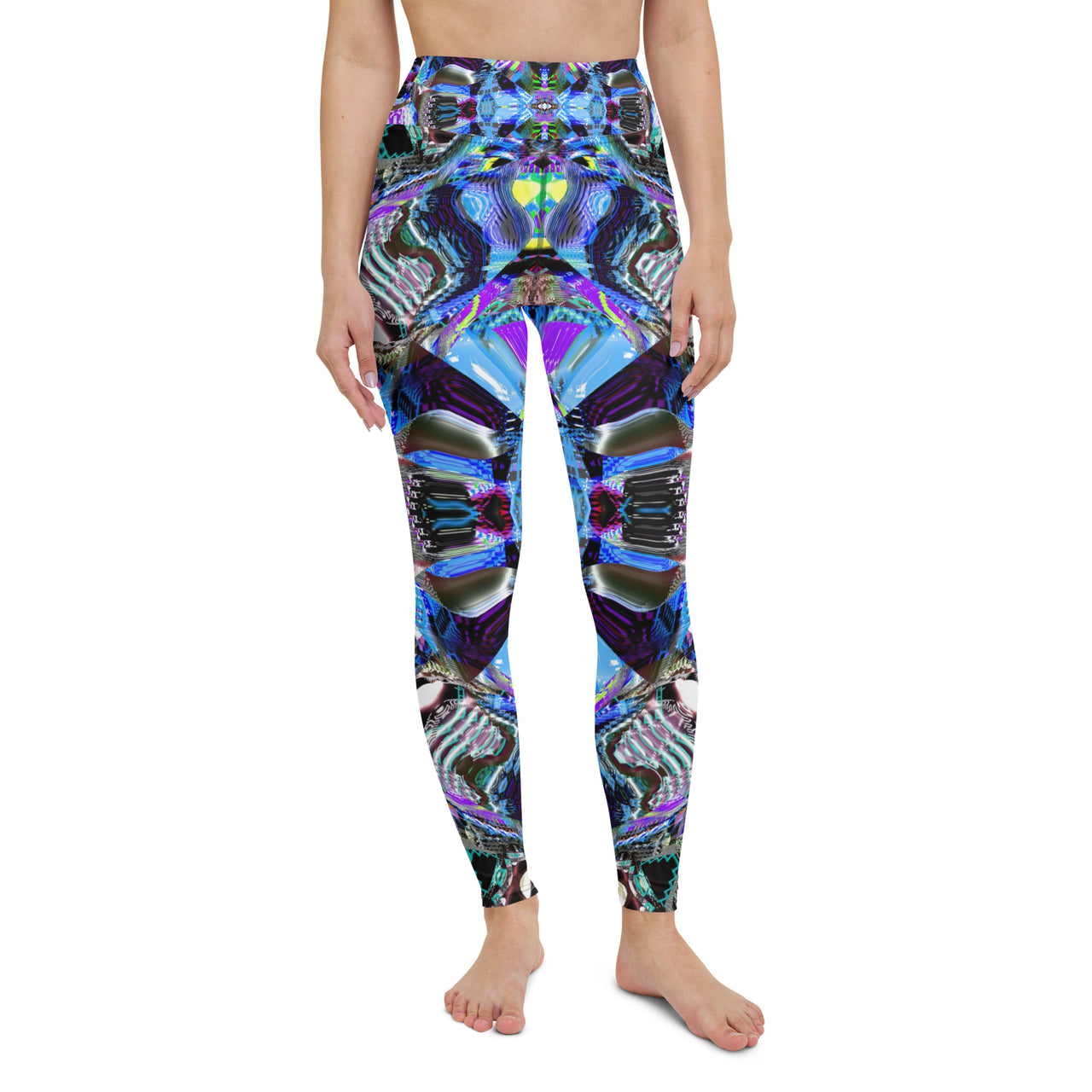 Psychedelic Visionary Art Futuristic Rave Leggings