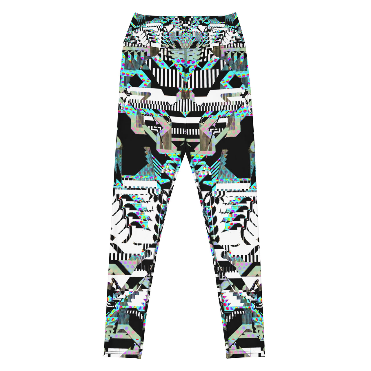 Psychedelic Visionary Art Futuristic Rave Leggings