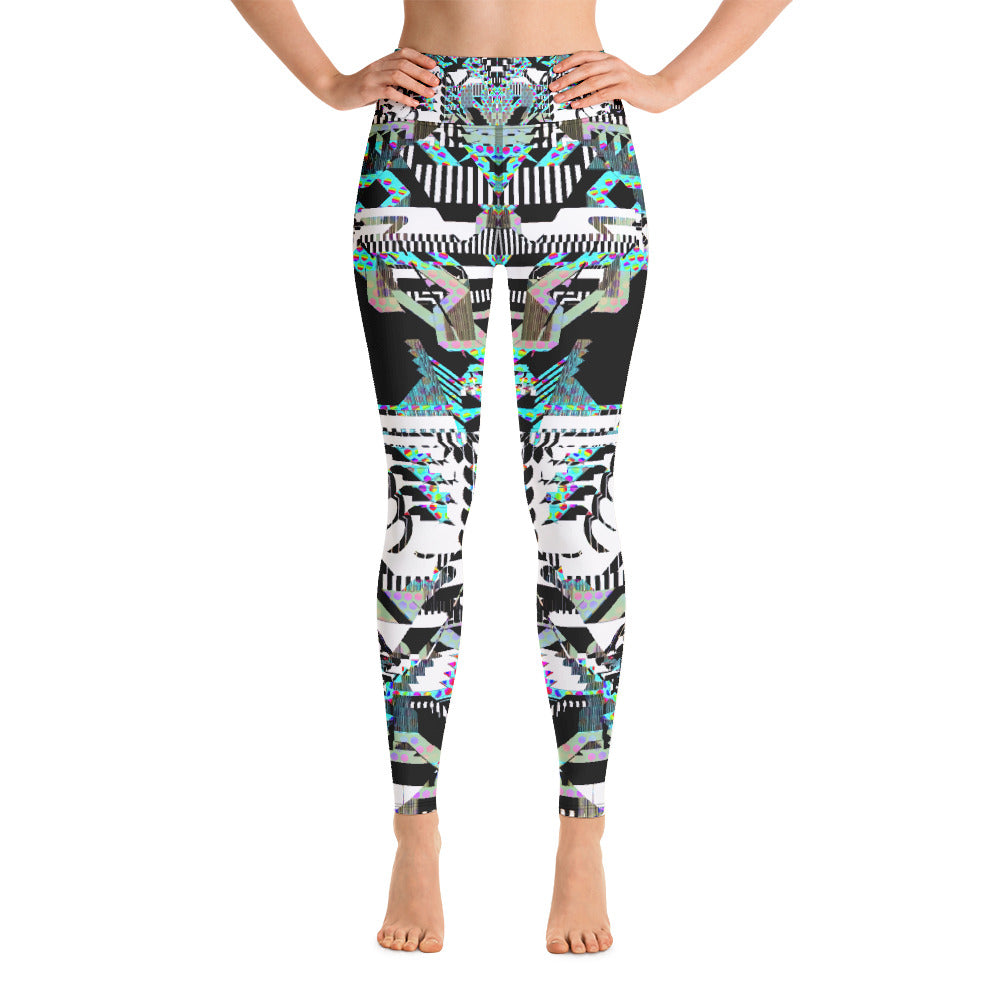 Psychedelic Visionary Art Futuristic Rave Leggings