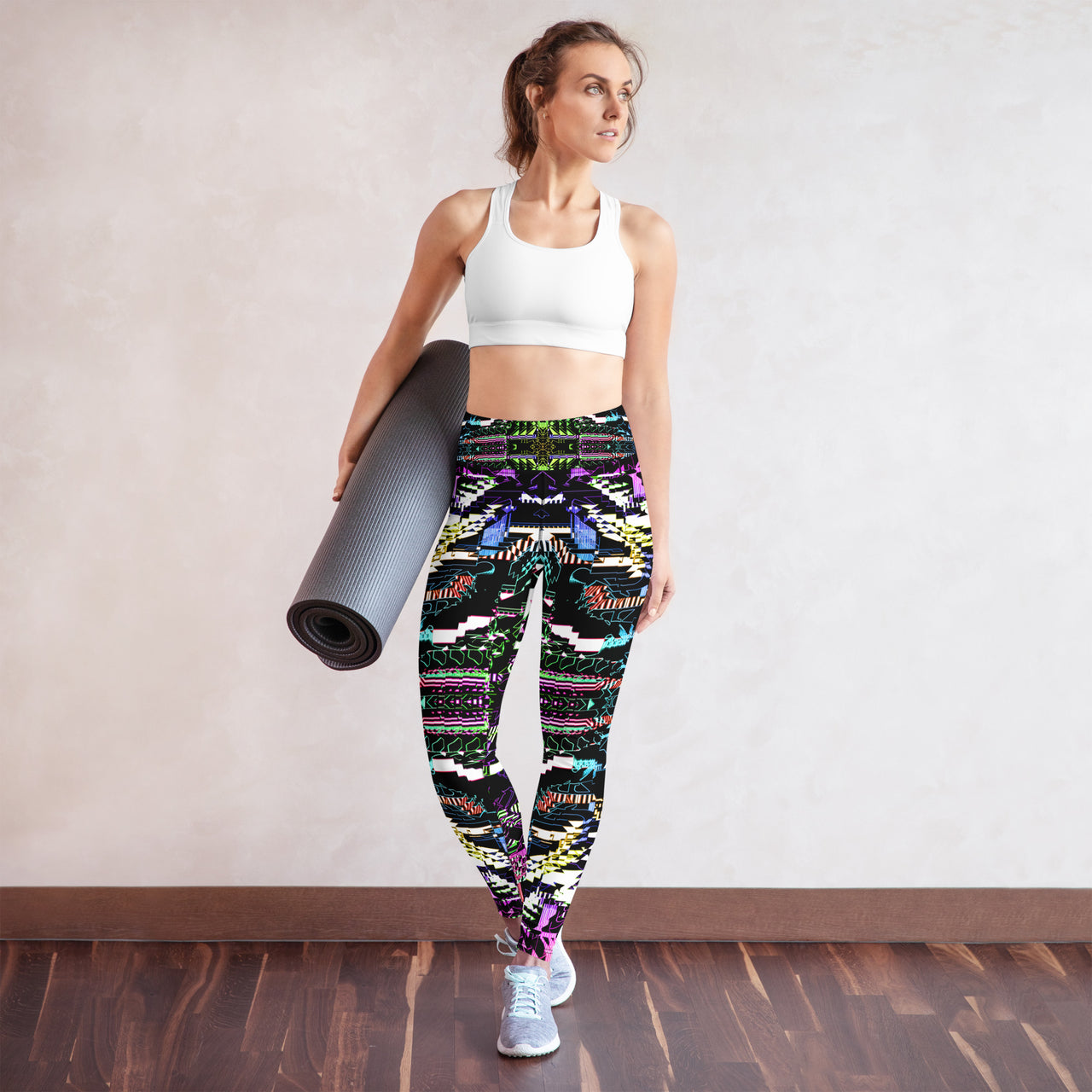 Psychedelic Visionary Art Futuristic Rave Leggings