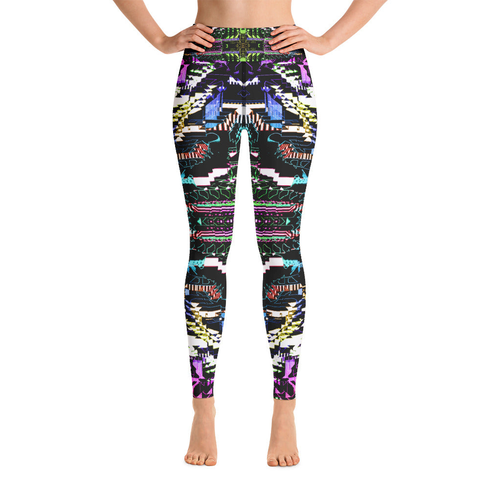 Psychedelic Visionary Art Futuristic Rave Leggings