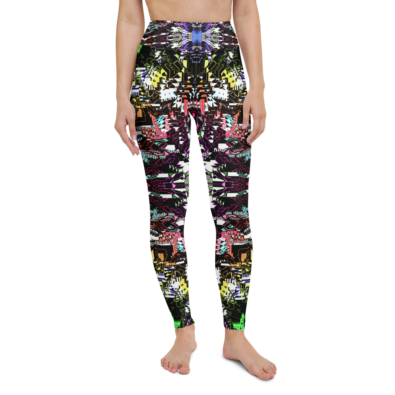 Psychedelic Visionary Art Futuristic Rave Leggings