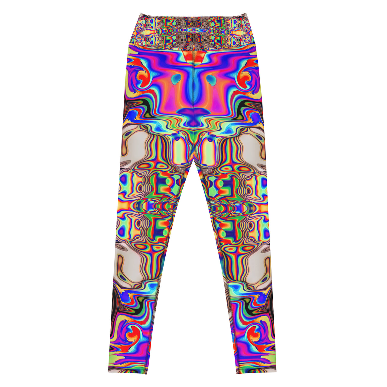 Psychedelic Visionary Art Futuristic Rave Leggings