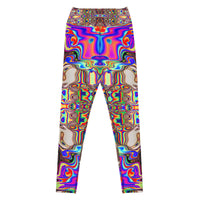 Thumbnail for Psychedelic Visionary Art Futuristic Rave Leggings