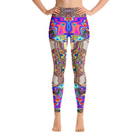 Thumbnail for Psychedelic Visionary Art Futuristic Rave Leggings