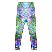 Thumbnail for Psychedelic Visionary Art Futuristic Rave Leggings