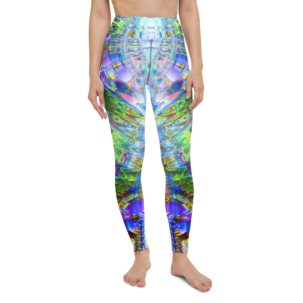 Psychedelic Visionary Art Futuristic Rave Leggings