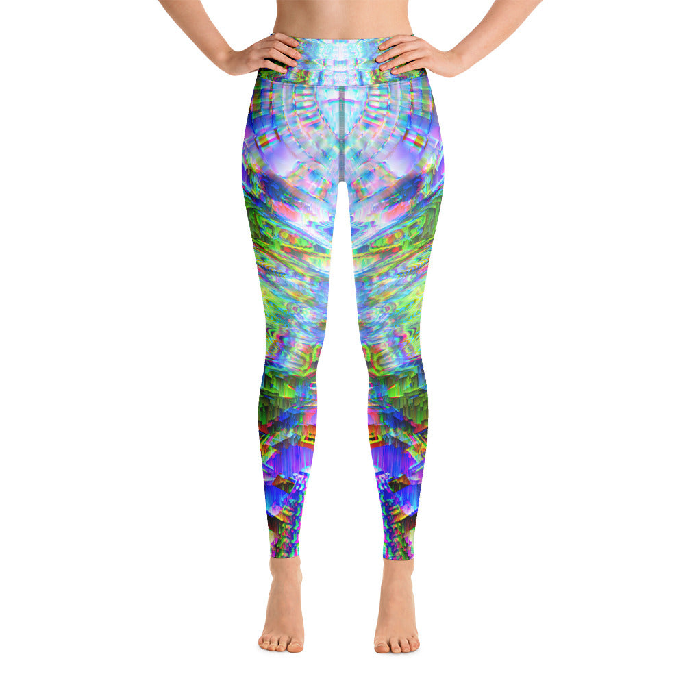 Psychedelic Visionary Art Futuristic Rave Leggings