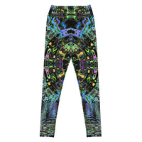 Thumbnail for Psychedelic Visionary Art Futuristic Rave Leggings