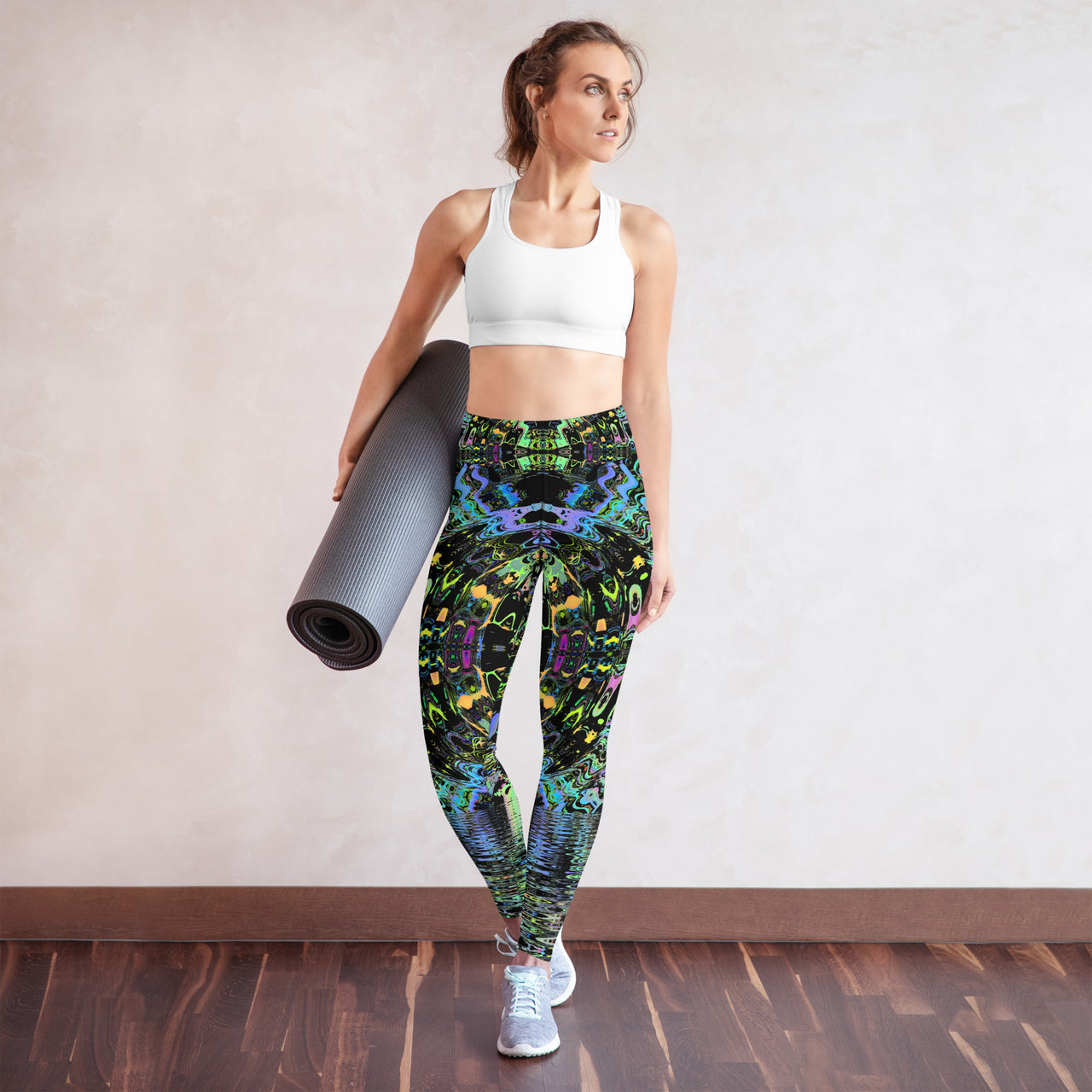 Psychedelic Visionary Art Futuristic Rave Leggings