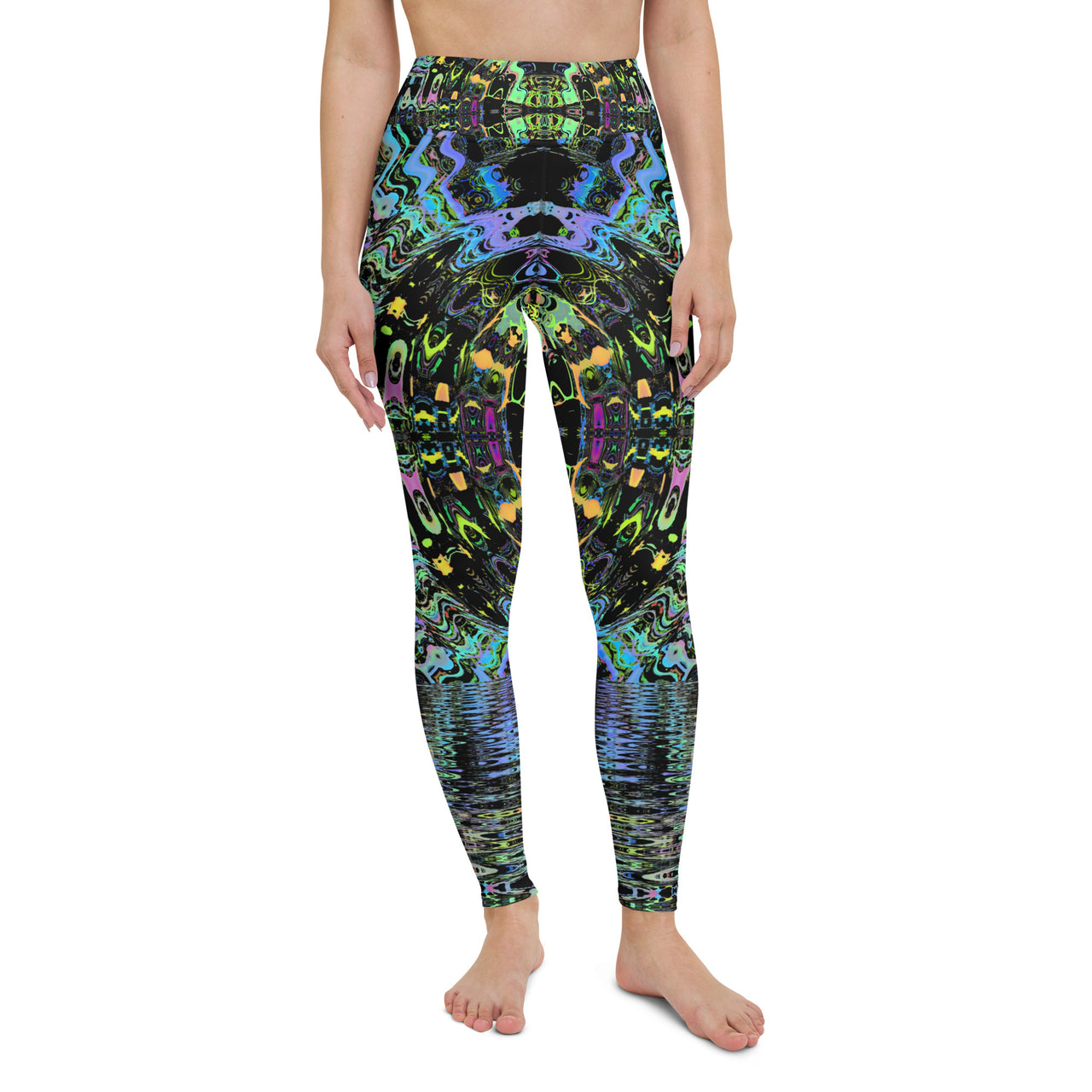 Psychedelic Visionary Art Futuristic Rave Leggings