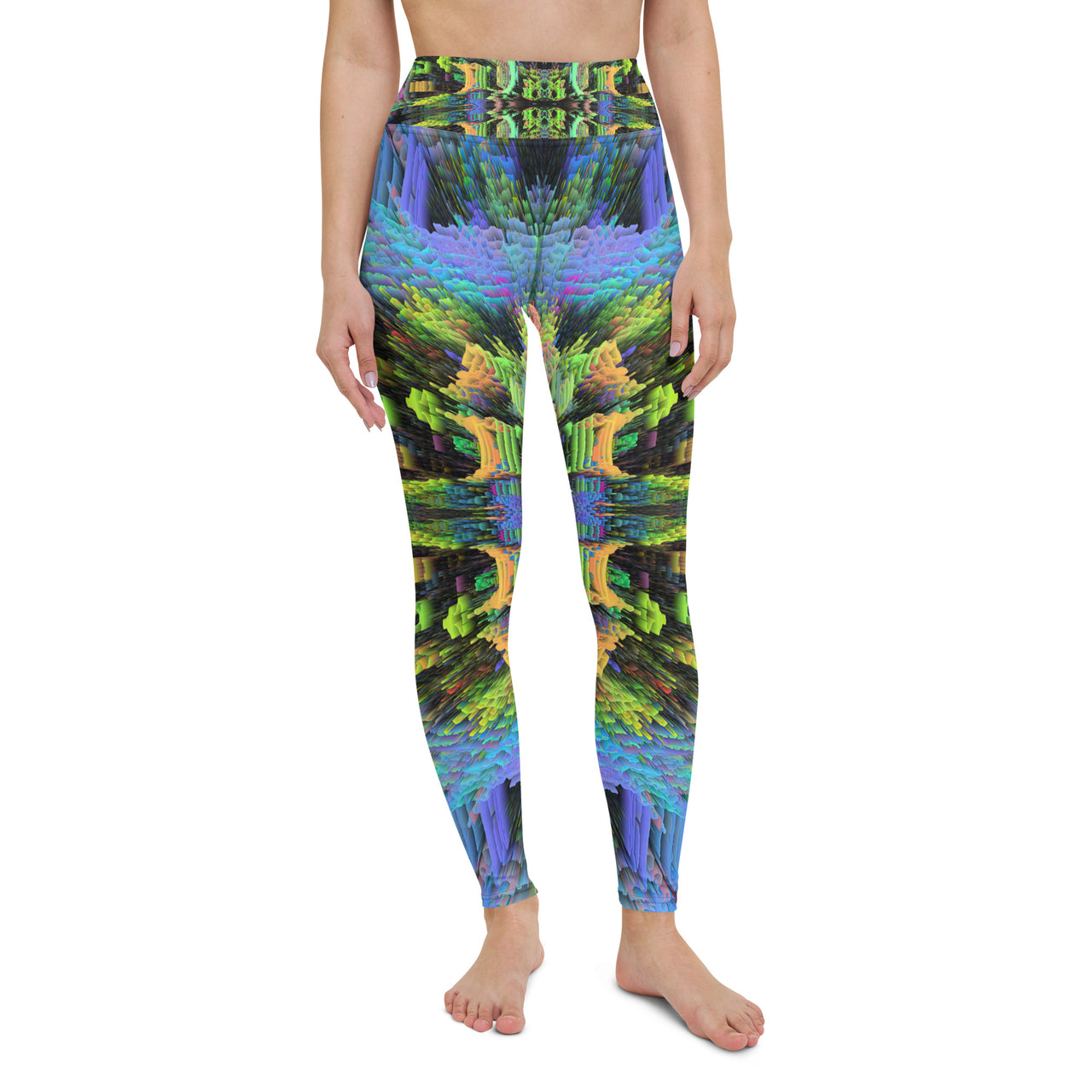 Psychedelic Visionary Art Futuristic Rave Leggings