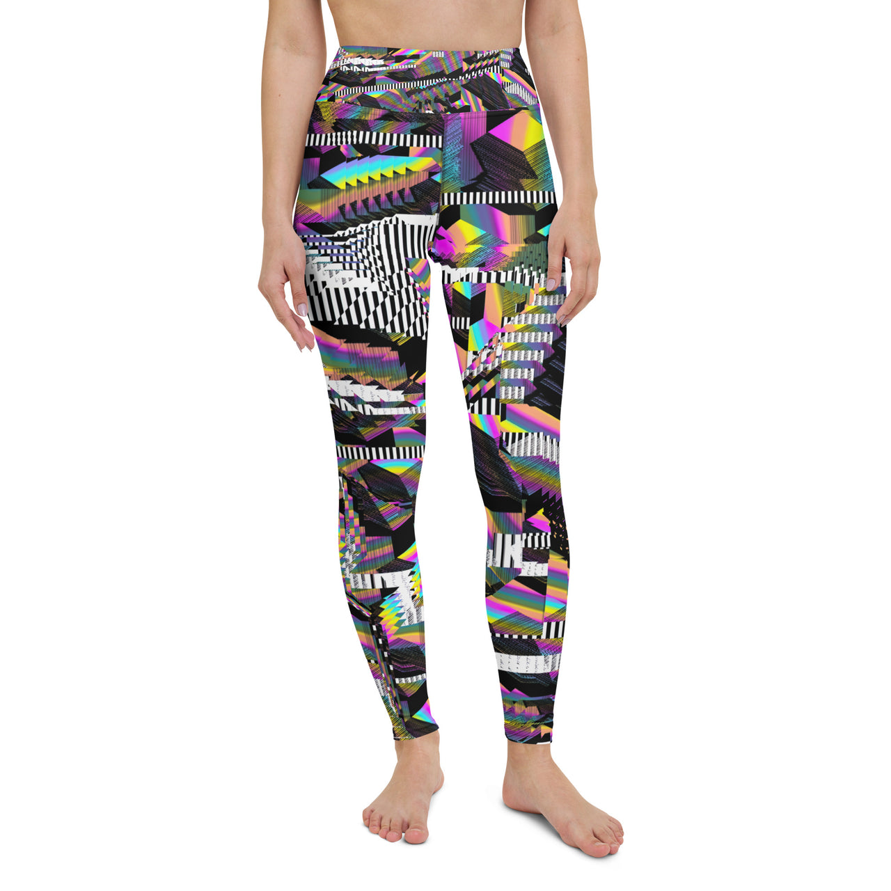 Psychedelic Visionary Art Futuristic Rave Leggings