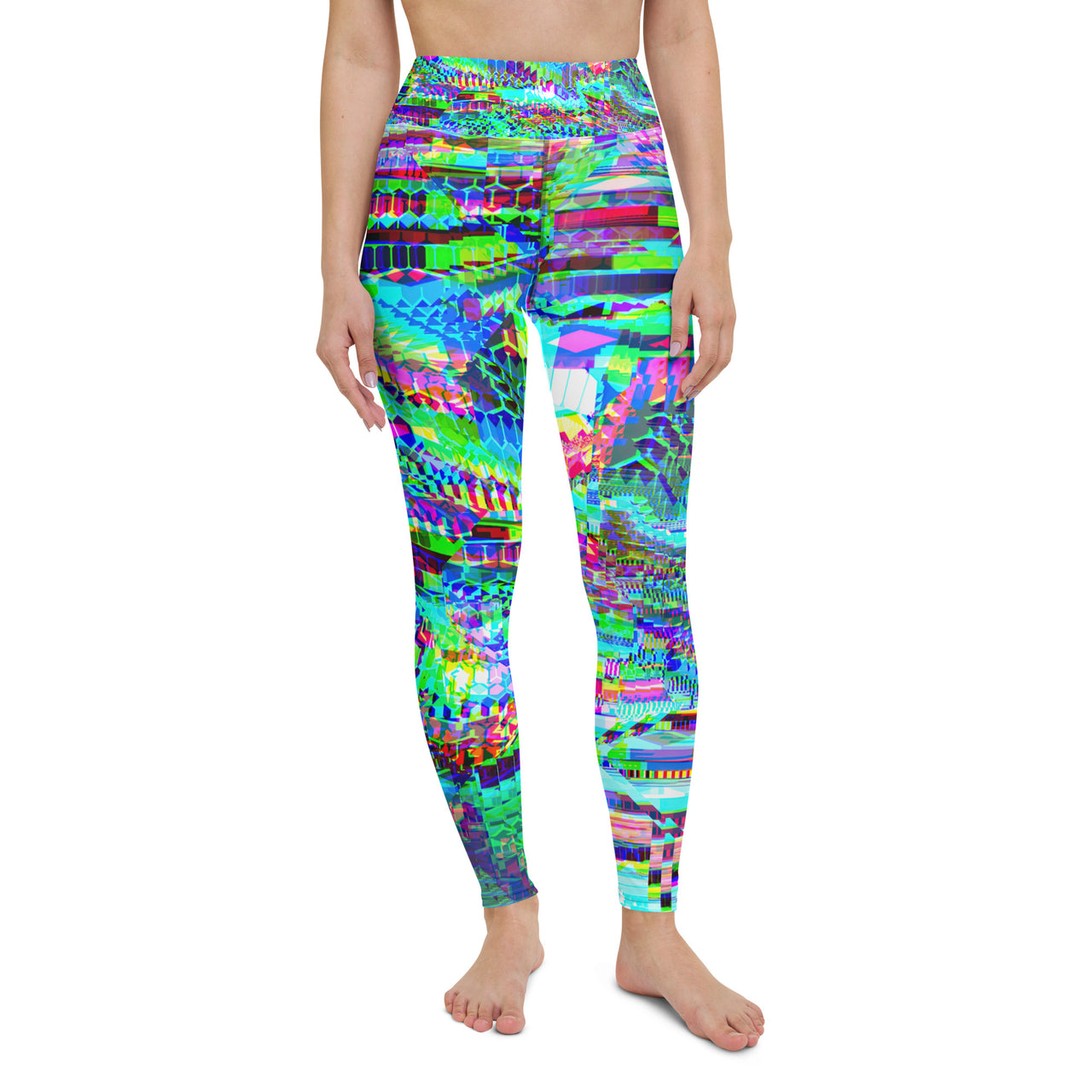 Psychedelic Visionary Art Futuristic Rave Leggings