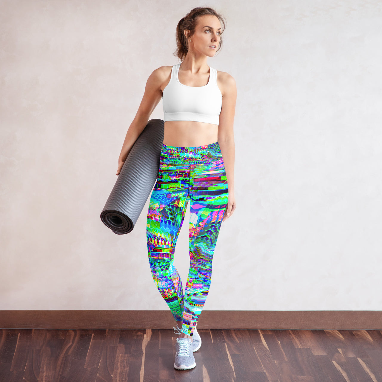 Psychedelic Visionary Art Futuristic Rave Leggings