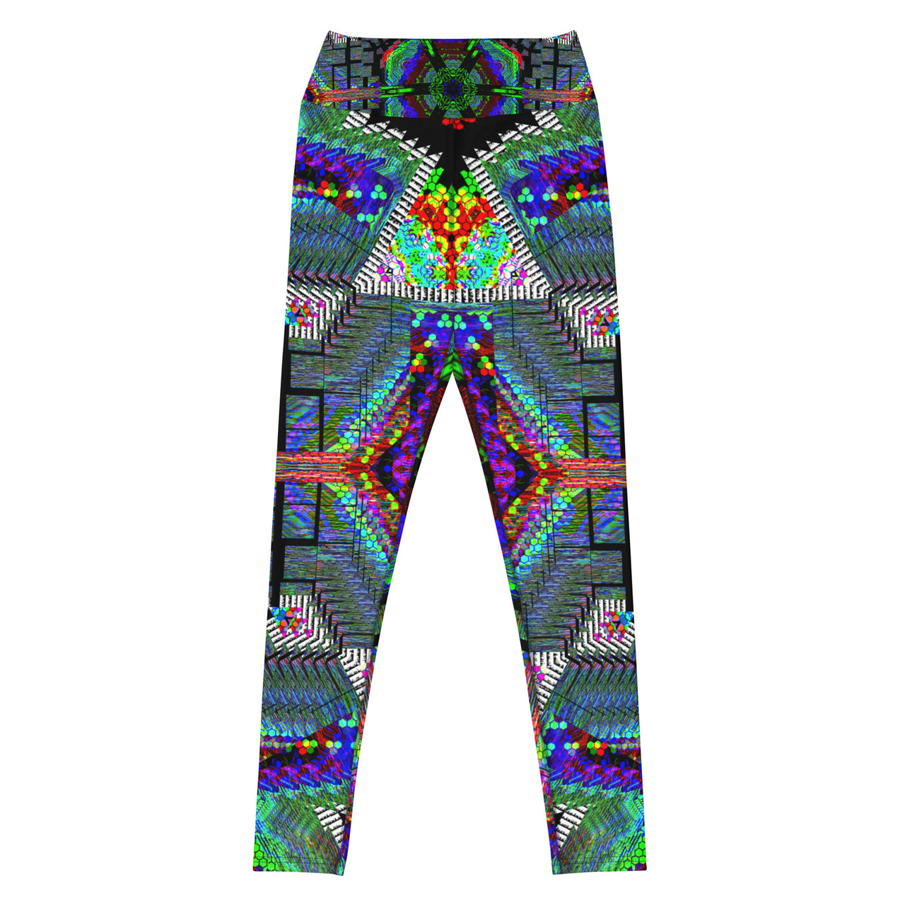 Psychedelic Visionary Art Futuristic Rave Leggings