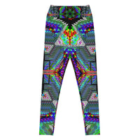 Thumbnail for Psychedelic Visionary Art Futuristic Rave Leggings