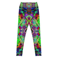 Thumbnail for Psychedelic Visionary Art Futuristic Rave Leggings