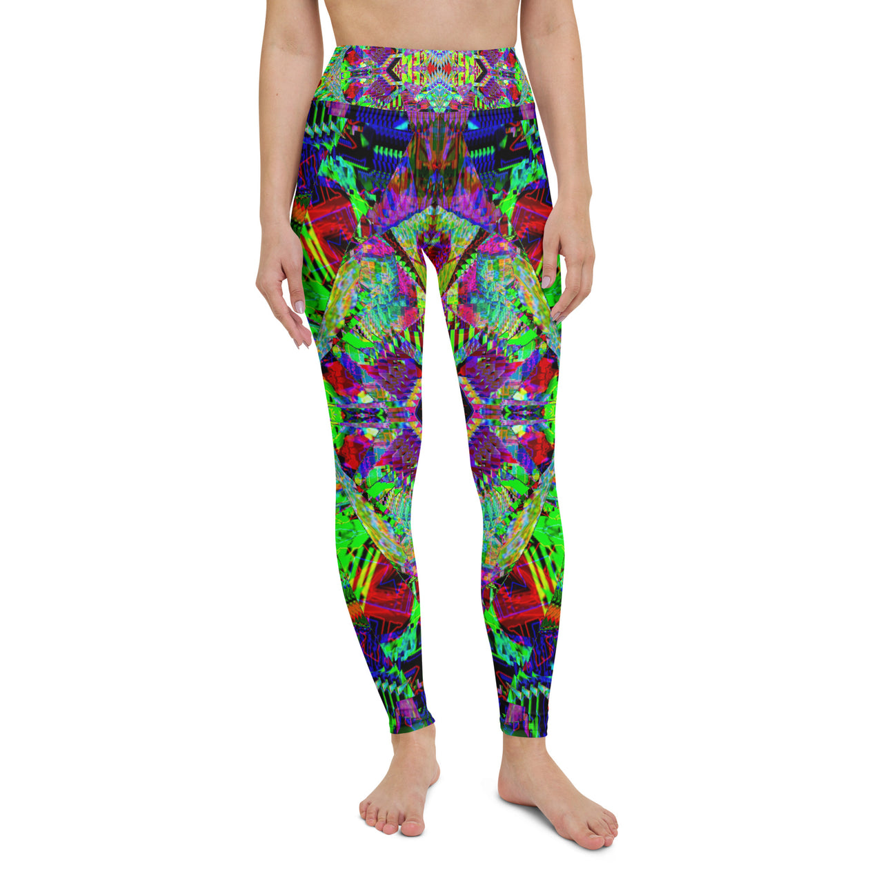 Psychedelic Visionary Art Futuristic Rave Leggings