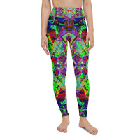 Thumbnail for Psychedelic Visionary Art Futuristic Rave Leggings