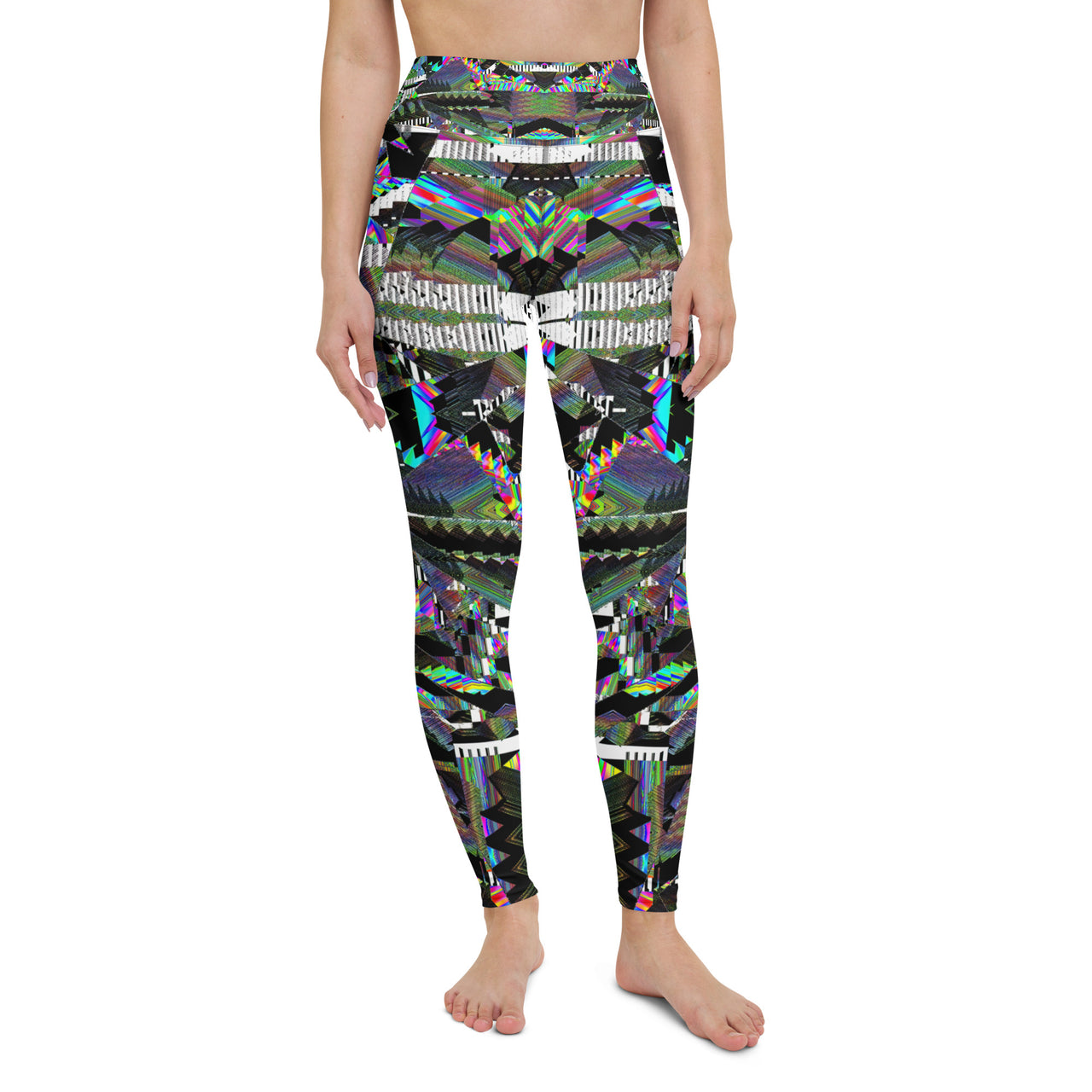 Psychedelic Visionary Art Futuristic Rave Leggings