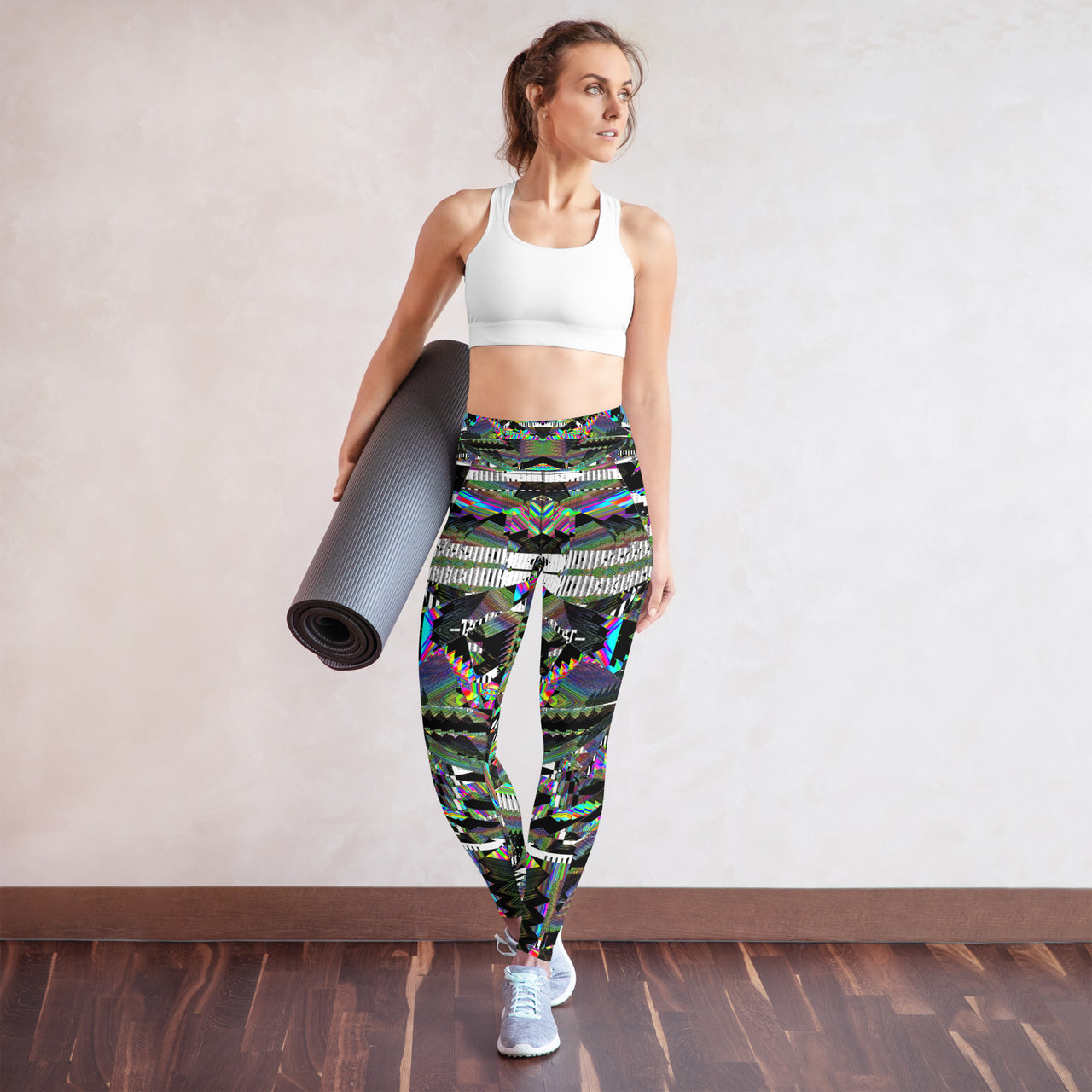 Psychedelic Visionary Art Futuristic Rave Leggings