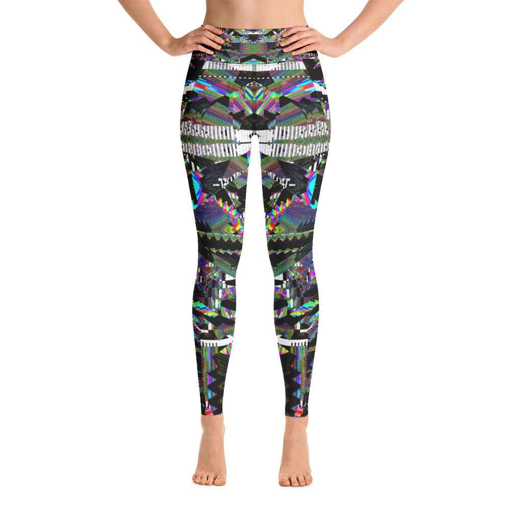 Psychedelic Visionary Art Futuristic Rave Leggings