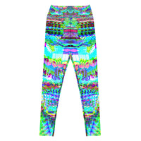 Thumbnail for Psychedelic Visionary Art Futuristic Rave Leggings