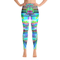 Thumbnail for Psychedelic Visionary Art Futuristic Rave Leggings