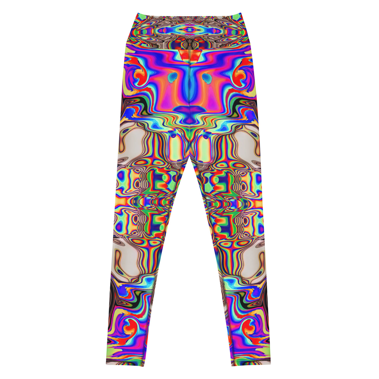 Psychedelic Visionary Art Futuristic Psytrance Rave Leggings