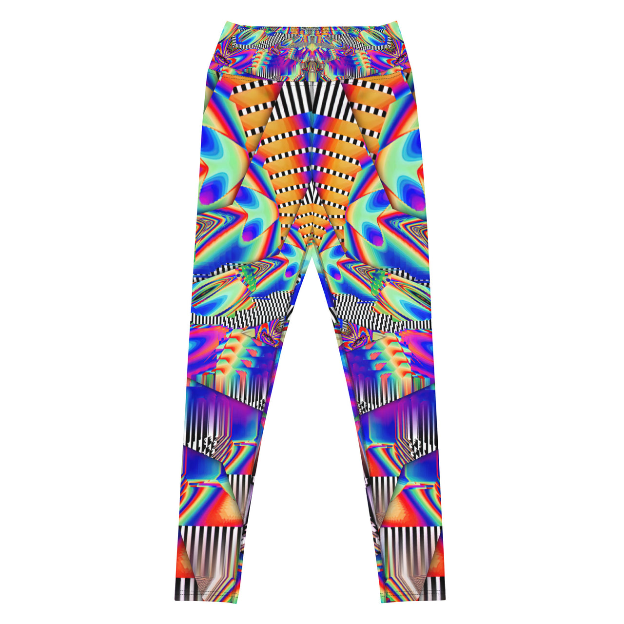 Psychedelic Visionary Art Futuristic Psytrance Rave Leggings