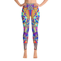 Thumbnail for Psychedelic Visionary Art Futuristic Psytrance Rave Leggings