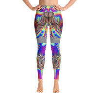 Thumbnail for Psychedelic Visionary Art Futuristic Psytrance Rave Leggings