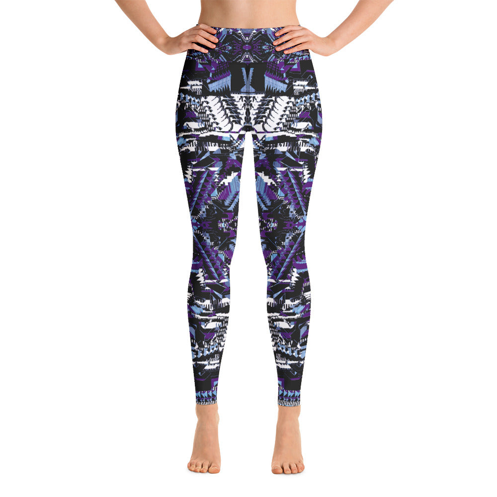 Psychedelic Visionary Art Futuristic Psytrance Rave Leggings