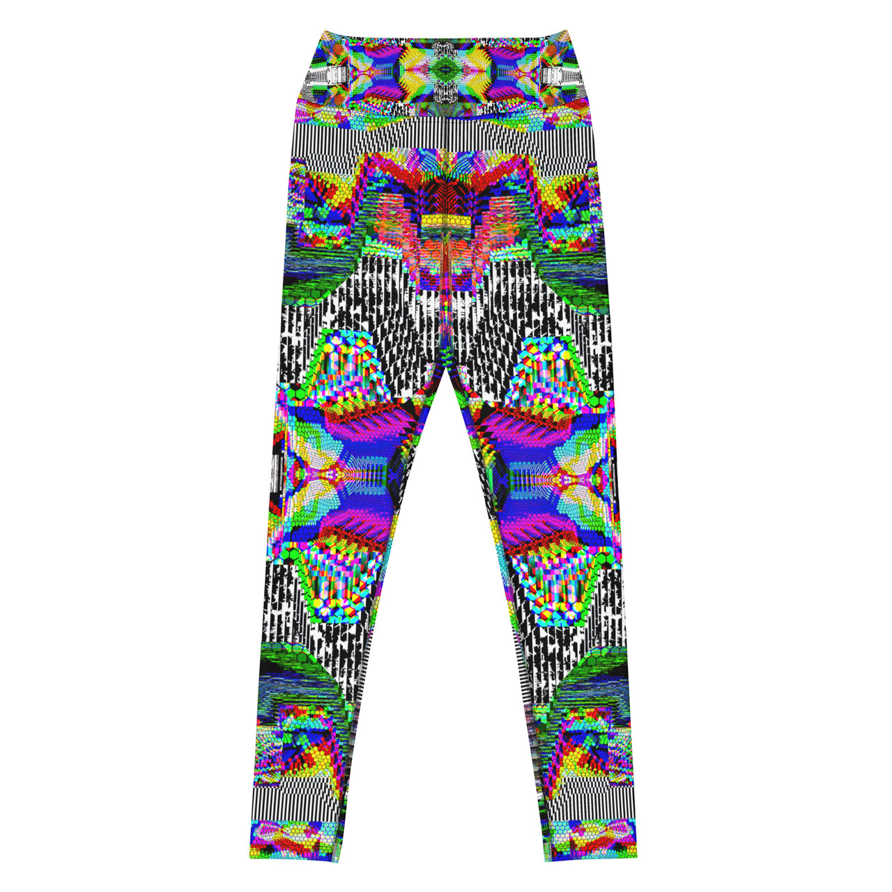 Psychedelic Visionary Art Futuristic Psytrance Rave Leggings