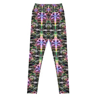 Thumbnail for Psychedelic Visionary Art Futuristic Rave Leggings