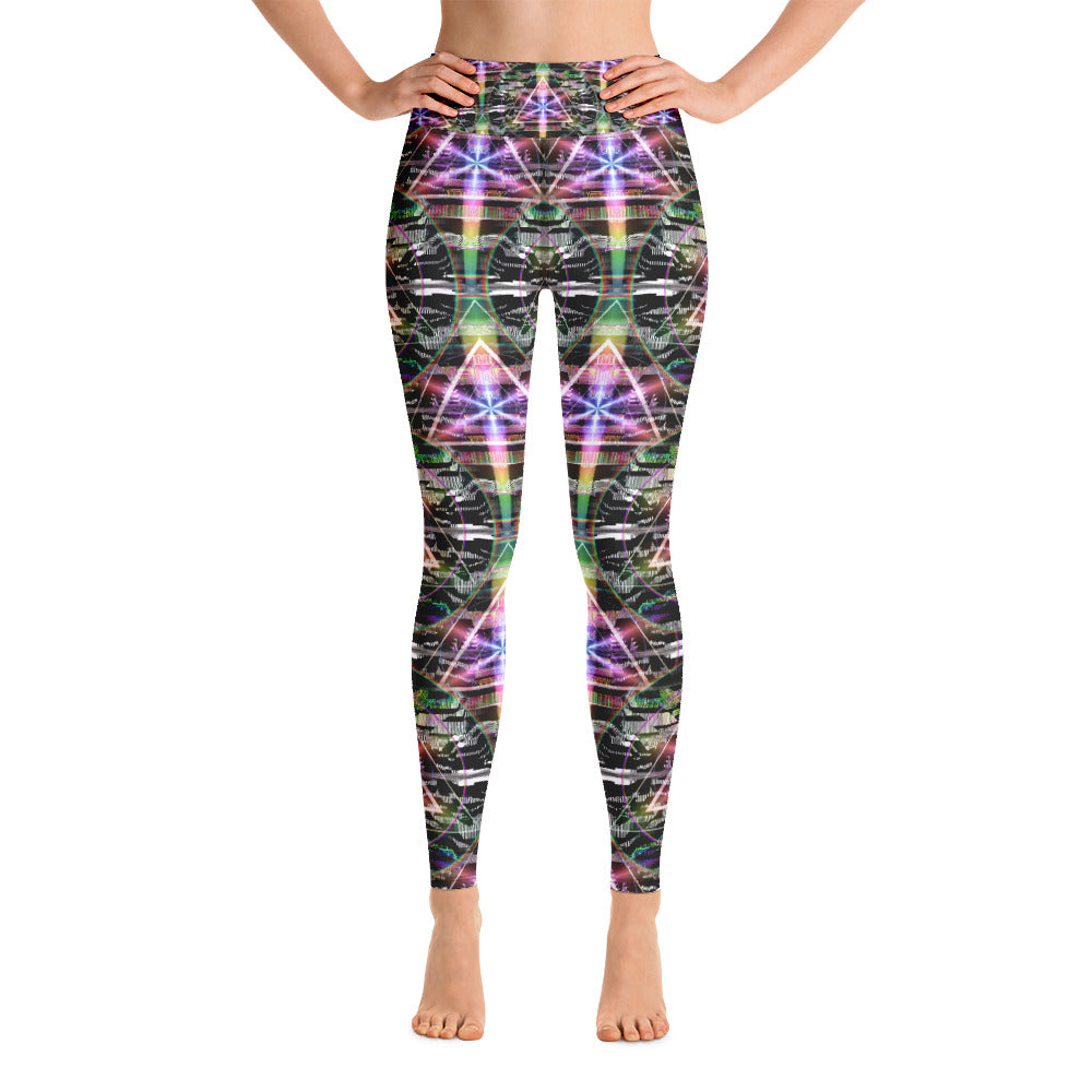 Psychedelic Visionary Art Futuristic Rave Leggings