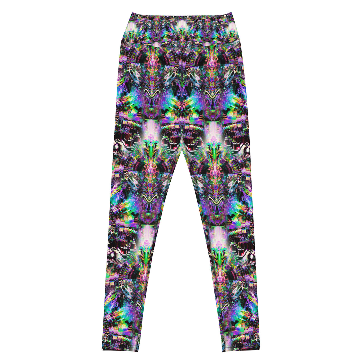 Psychedelic Visionary Art Futuristic Rave Leggings