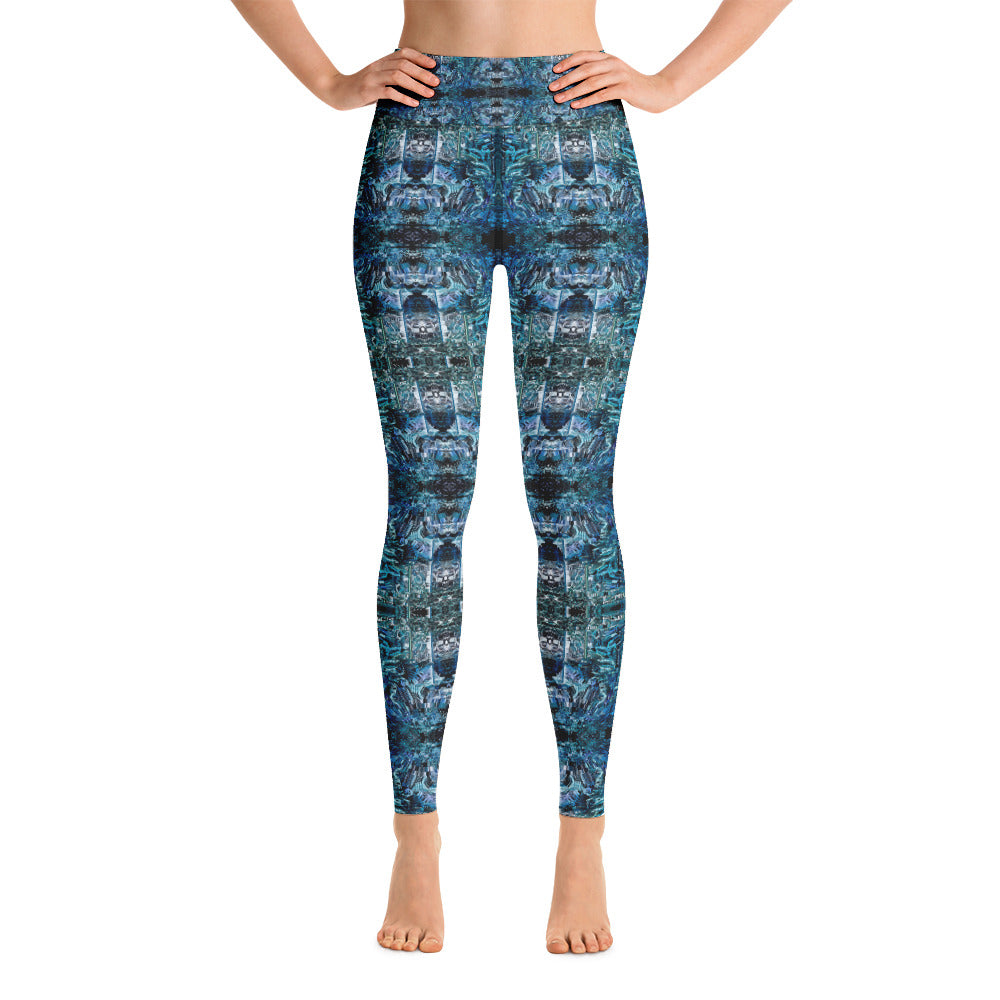 Psychedelic Visionary Art Futuristic Rave Leggings