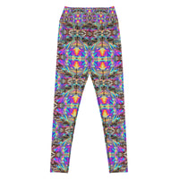 Thumbnail for Psychedelic Visionary Art Futuristic Rave Leggings