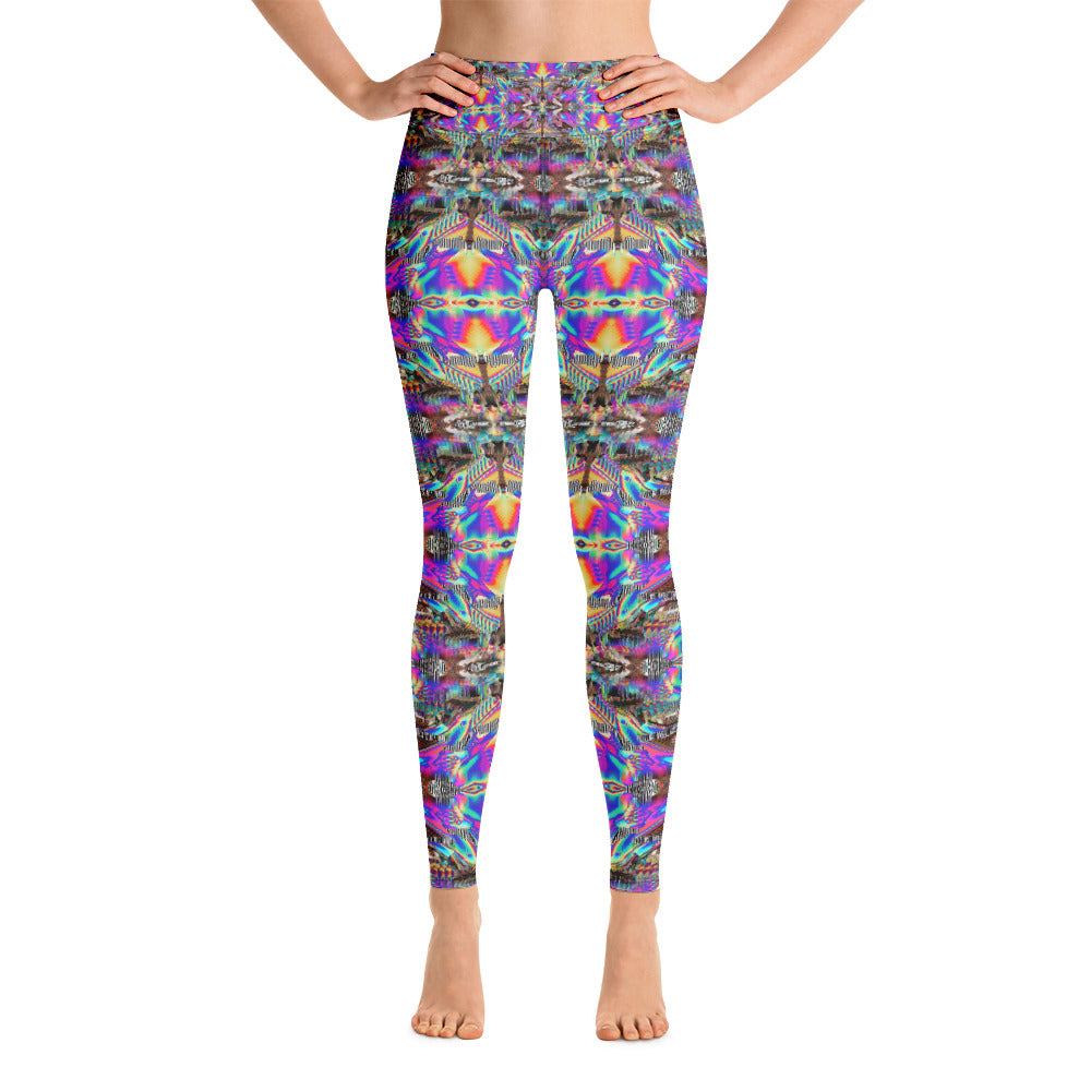 Psychedelic Visionary Art Futuristic Rave Leggings