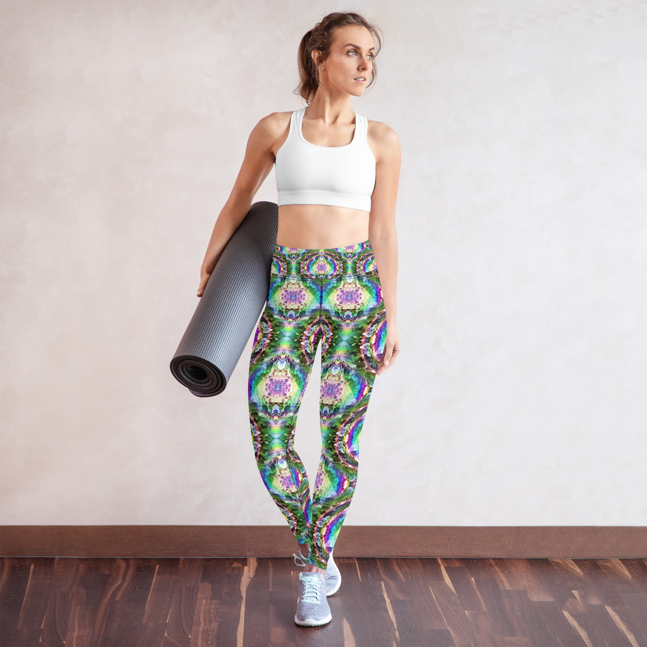 Psychedelic Visionary Art Futuristic Rave Leggings