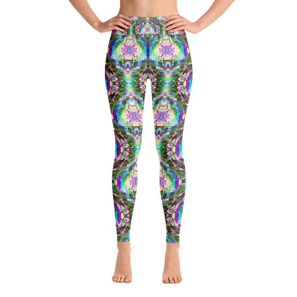 Psychedelic Visionary Art Futuristic Rave Leggings