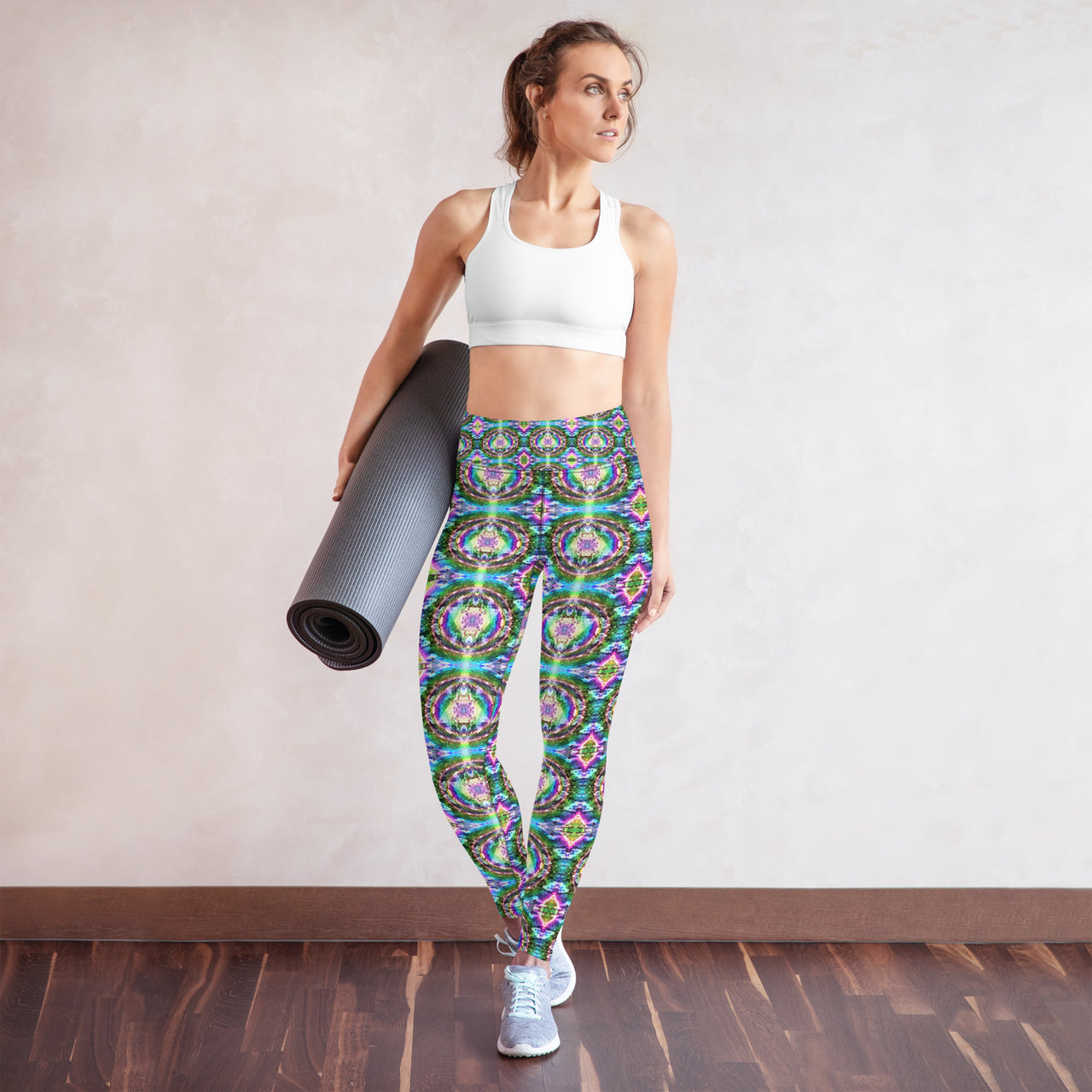 Psychedelic Visionary Art Futuristic Rave Leggings