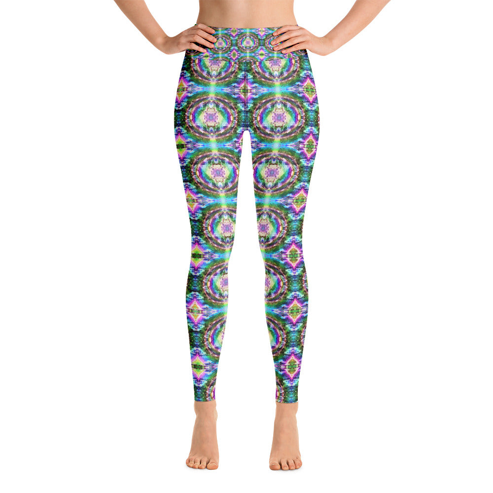 Psychedelic Visionary Art Futuristic Rave Leggings