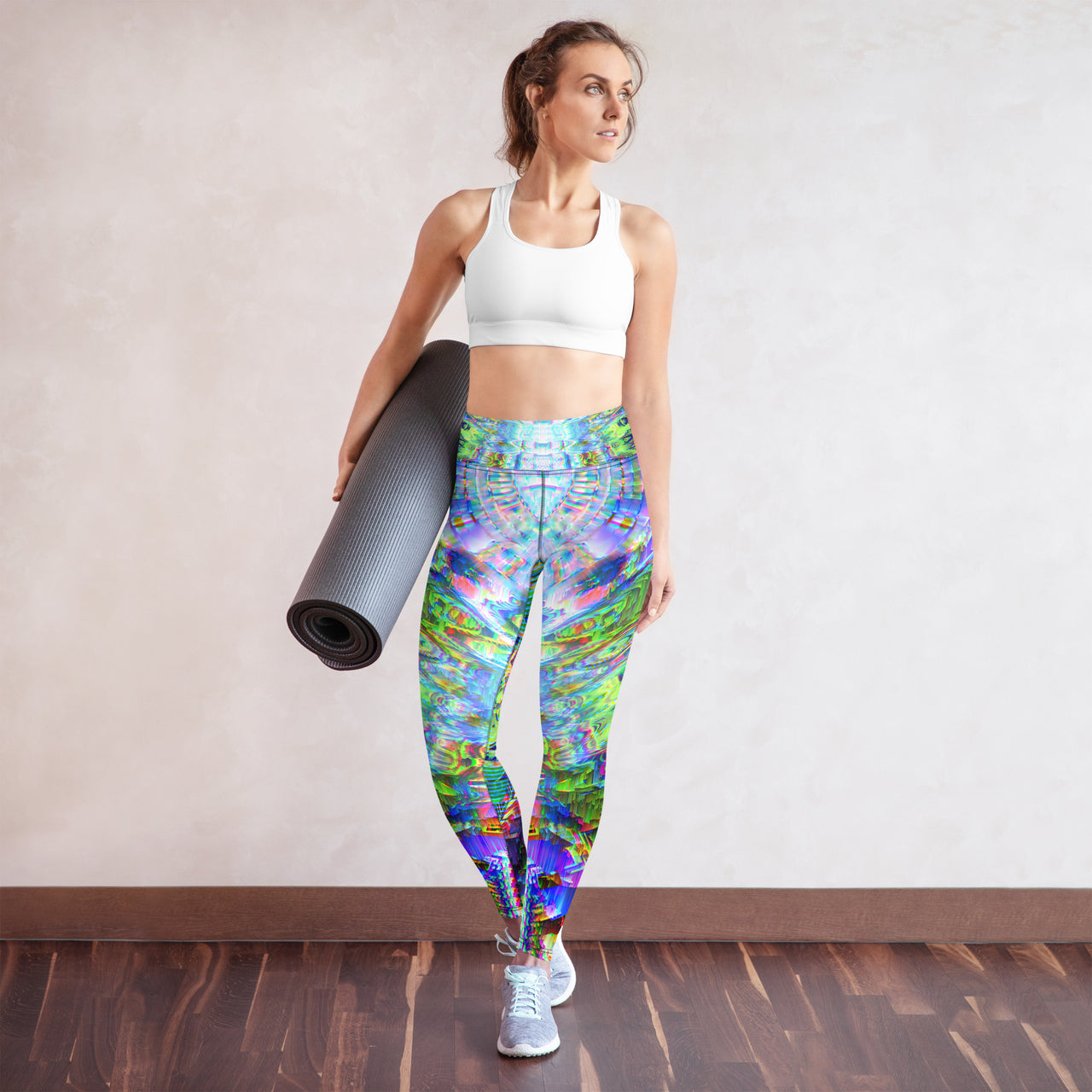 Psychedelic Visionary Art Futuristic Rave Leggings