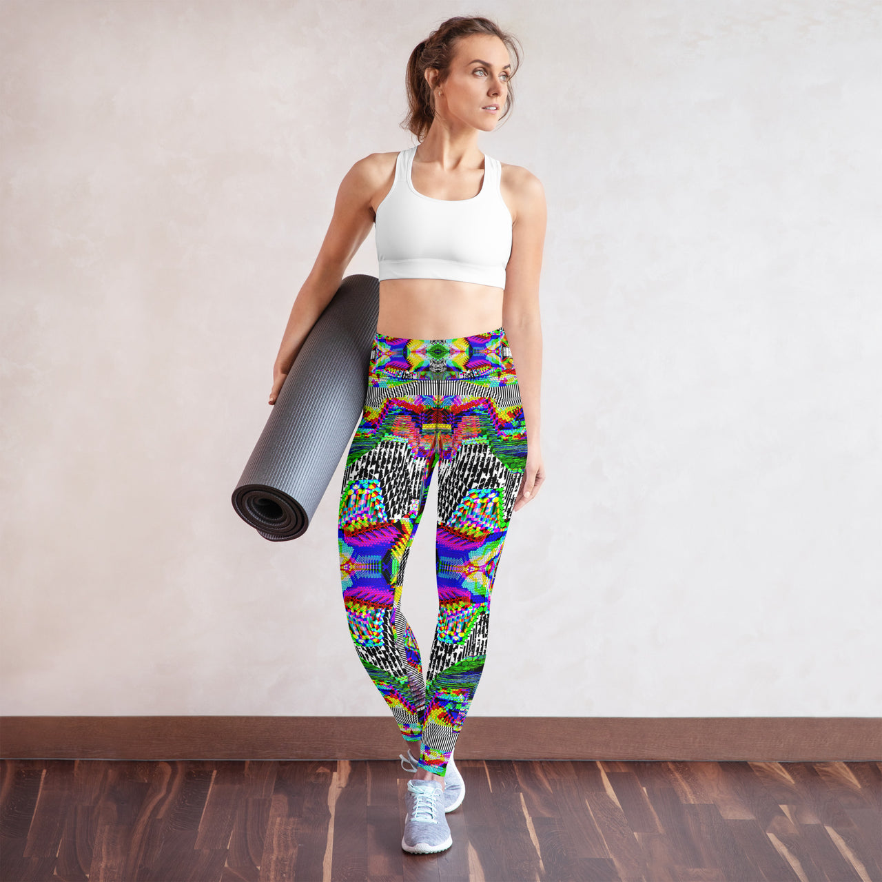 Psychedelic Visionary Art Futuristic Rave Leggings